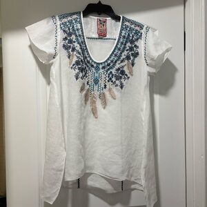 Johnny Was Embroidered Top